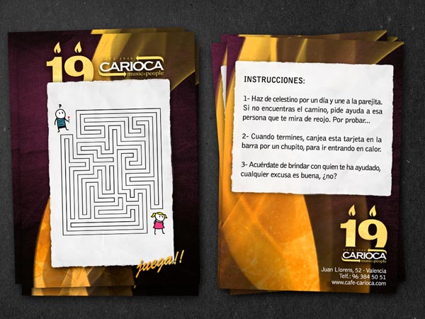 Flyers y carteles para empresas de ocio nocturno